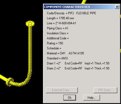 Flexible Pipe Polyline